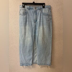 Hunter & Brown Women‎ size XL Long Midi Stonewashed Denim Skirt